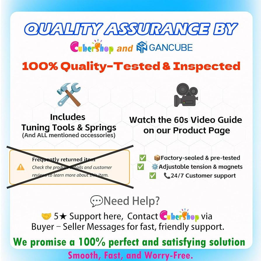 Amazon.com: CuberShop GAN 15 MagLev UV Coated, 2024 New Gans